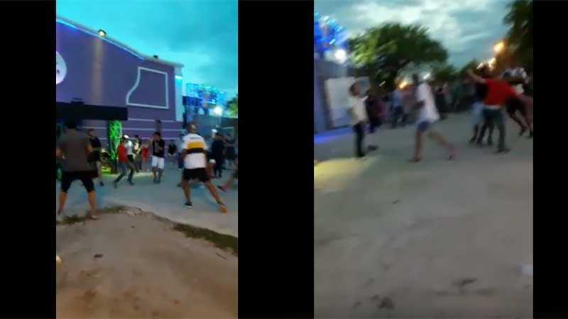 Fuerte video de dos grupos a las piñas en un boliche - Diario Panorama de Santiago del Estero