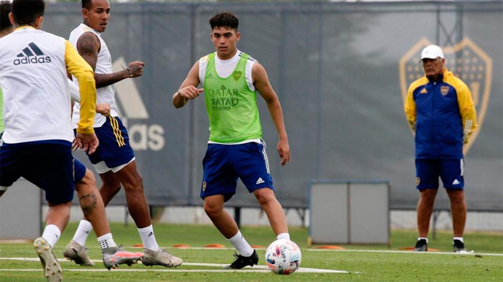 Exequiel Zeballos, titular en el once de Boca para jugar la Copa Argentina