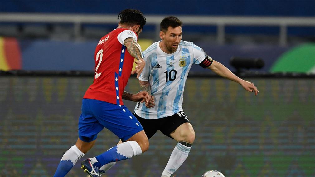 Argentina no pudo con Chile y empató en su debut en la Copa América -  Diario Panorama Movil