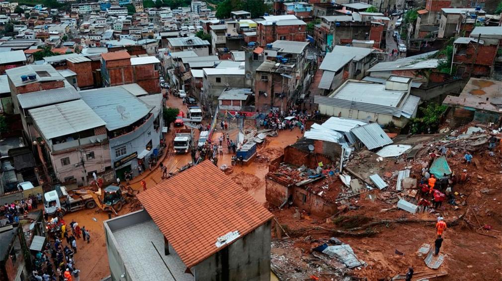 Temporal en Minas Gerais dejan 46 muertos y decenas de desaparecidos Brasil: sube a 37 el número de muertos por las fuertes lluvias en Minas Gerais