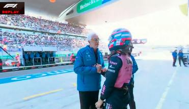 El gesto de Briatore con Franco Colapinto tras su buena clasificaci�n