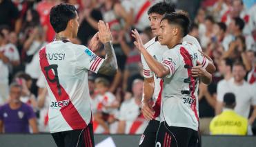 El River de Coudet sum� otra victoria en el Monumental ante Sarmiento de Jun�n