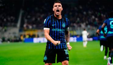 Lautaro Mart�nez volvi� con todo y marc� un doblete en el triunfazo del Inter ante la Roma