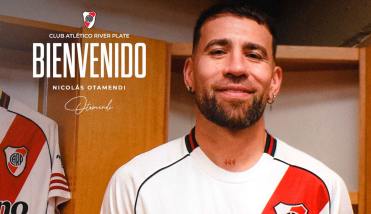  �Hoy tengo la oportunidad de ser todav�a m�s feliz�, expres� Otamendi tras su llegada a River