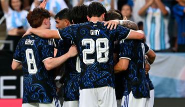 Con Messi en el banco, Argentina venci� a Honduras en su primer amistoso antes del Mundial