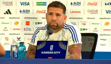  Otamendi se emocion� antes de su �ltimo Mundial: �S� que esto se termina y me pongo sensible�