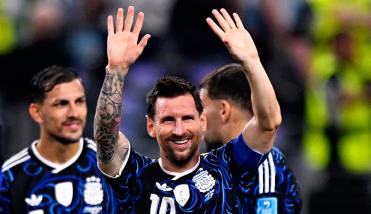 �Seguimos juntos�: el posteo de Messi despu�s de volver a marcar con Argentina