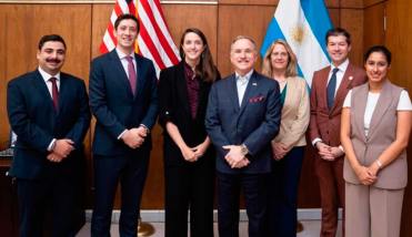 Una misi�n de Estados Unidos lleg� al pa�s para avanzar con inversiones por US$7.000 millones