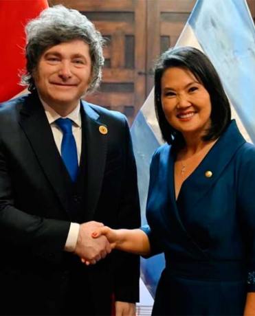 Milei se reunió con Keiko Fujimori en Perú y reforzó la alianza bilateral tras su asunción
