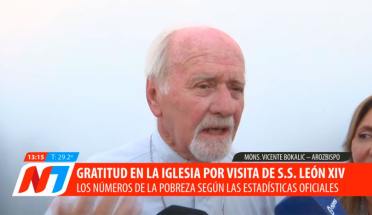 Bokalic celebró la llegada de León XIV y advirtió por la pobreza: “Es una injusticia que clama al cielo”