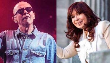 Cristina Kirchner homenajeó al Indio Solari con un mensaje en redes sociales