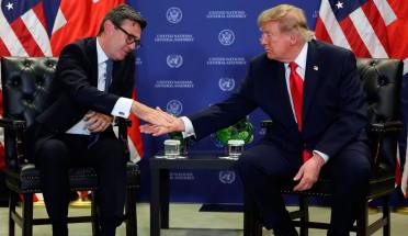 Malvinas, otra vez en escena: Trump y el primer ministro británico se reunieron en Nueva York