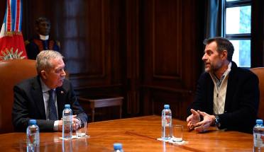 El gobernador Elías Suárez recibió al presidente de la Cámara de la Industria Argentina del Software