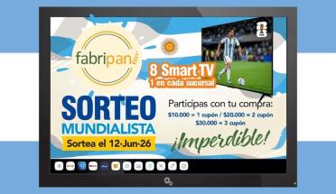 Fabripan se suma a la fiebre mundialista con un espectacular sorteo de 8 Smart TV