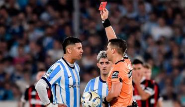 Cataratas de insultos: Zunino reveló los dichos de Marcos Rojo tras su expulsión ante River