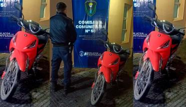 Recuperaron motocicleta robada a una empleada municipal tras un recorrido preventivo