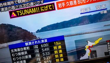 Japón: reportan una suba del mar de 80 centímetros tras terremoto y tsunami