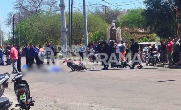 Tragedia en Av. Madre de Ciudades: violento choque entre motos dejó un muerto y un herido