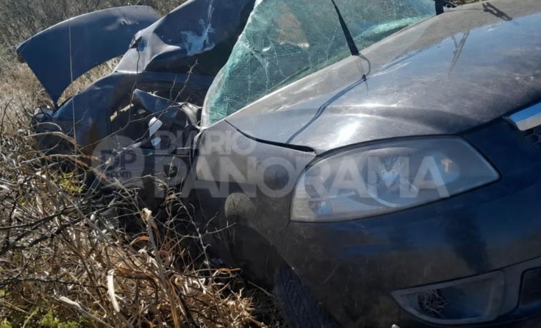 Murió un hombre tras despistar con su vehículo en Ruta 2 y su acompañante lucha por su vida