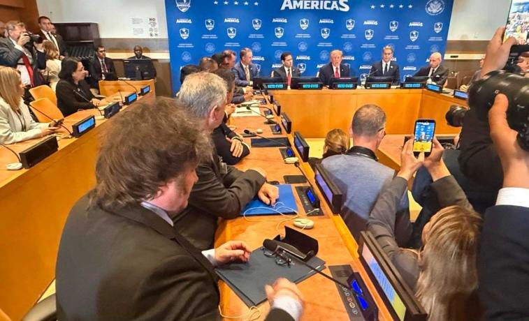 Trump volvió a respaldar a Milei durante una cumbre en la ONU: “Tuvimos una gran victoria en Argentina”