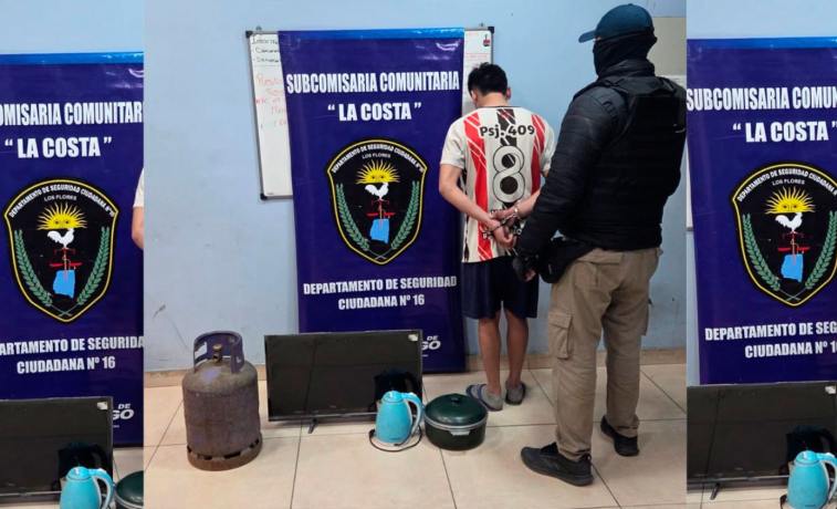 Causa por robo derivó en cinco allanamientos, un detenido y bienes recuperados