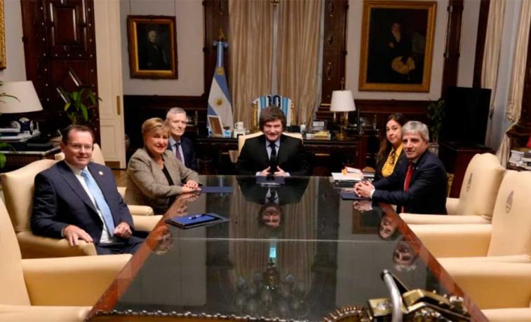 Milei recibió a Kristalina Georgieva en Casa Rosada tras el respaldo del FMI al rumbo económico
