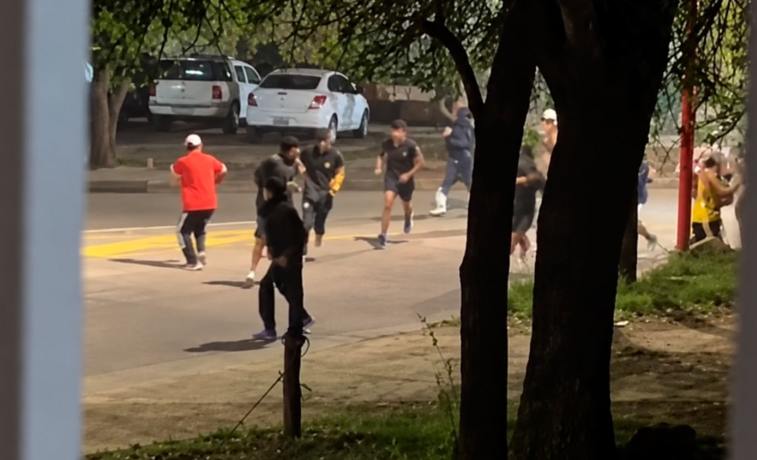 Video: disturbios, tiros y tensión en un predio deportivo del barrio Belgrano