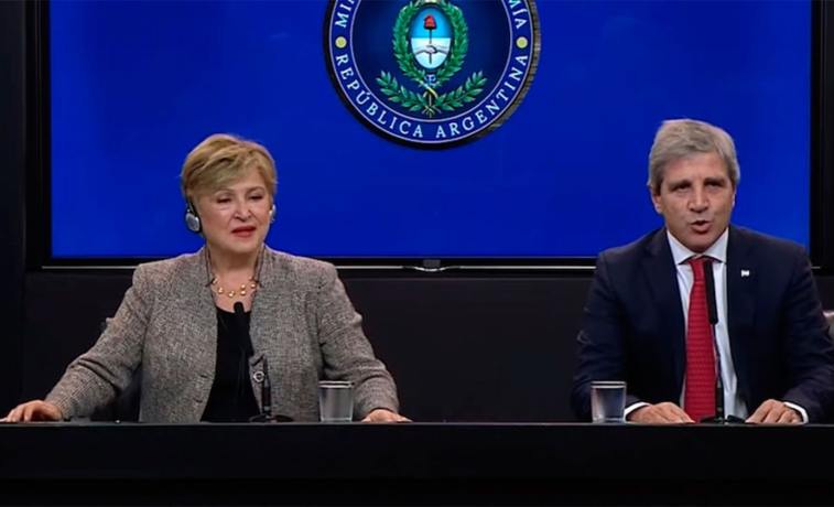 Kristalina Georgieva celebró la acumulación de reservas por parte del Banco Central: 