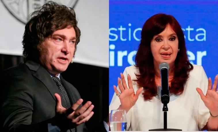 Milei se burló de Cristina tras el triunfo de Argentina: 