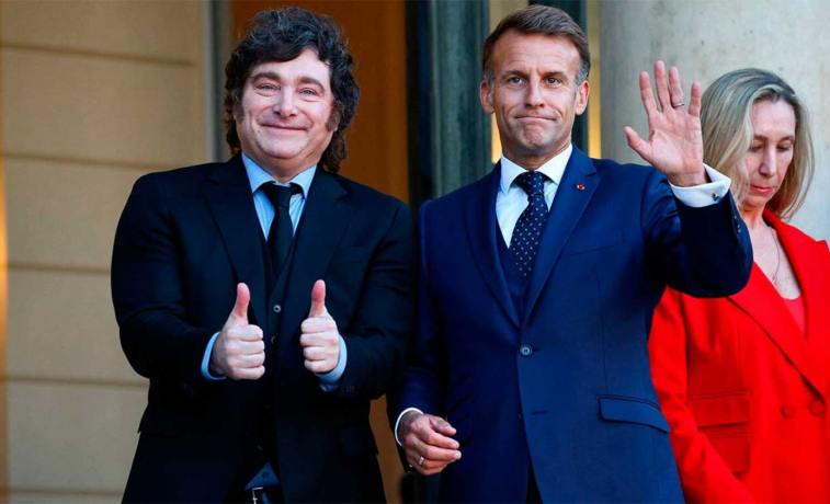 Milei se reunió con Macron en París y avanzaron en temas de ajuste fiscal, inversiones e inteligencia artificial