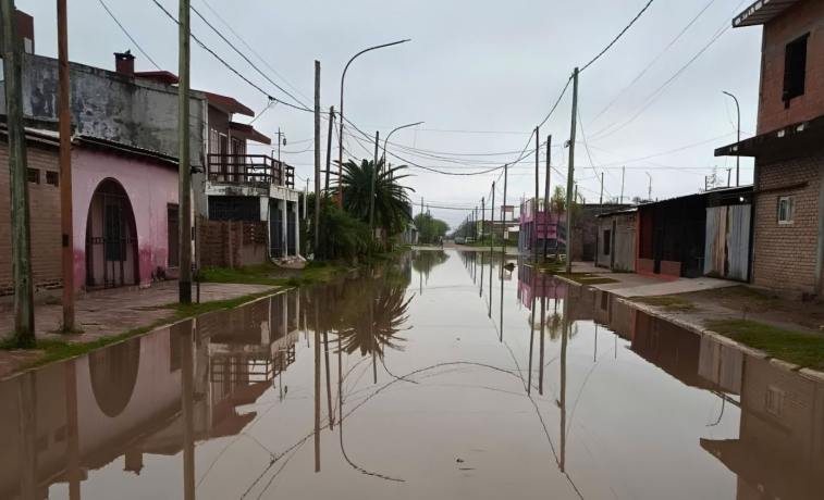 Las lluvias generaron complicaciones en el sudeste de Santiago: ¿llegarán a Capital?