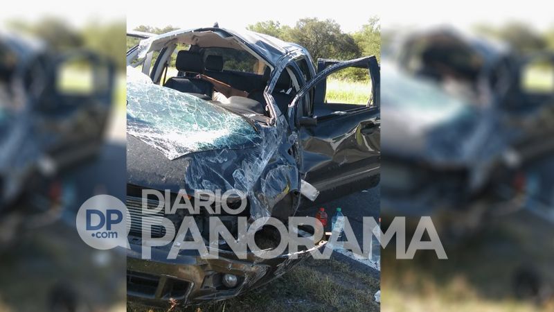 Ruta 34: vuelco de una camioneta deja varios heridos - Diario Panorama