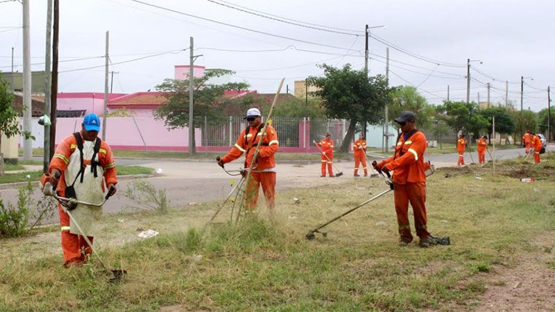 Realizaron un amplio operativo de limpieza en el barrio San Germés ...