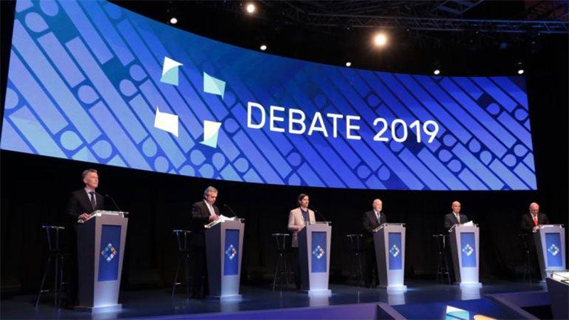 El segundo debate presidencial en fotos