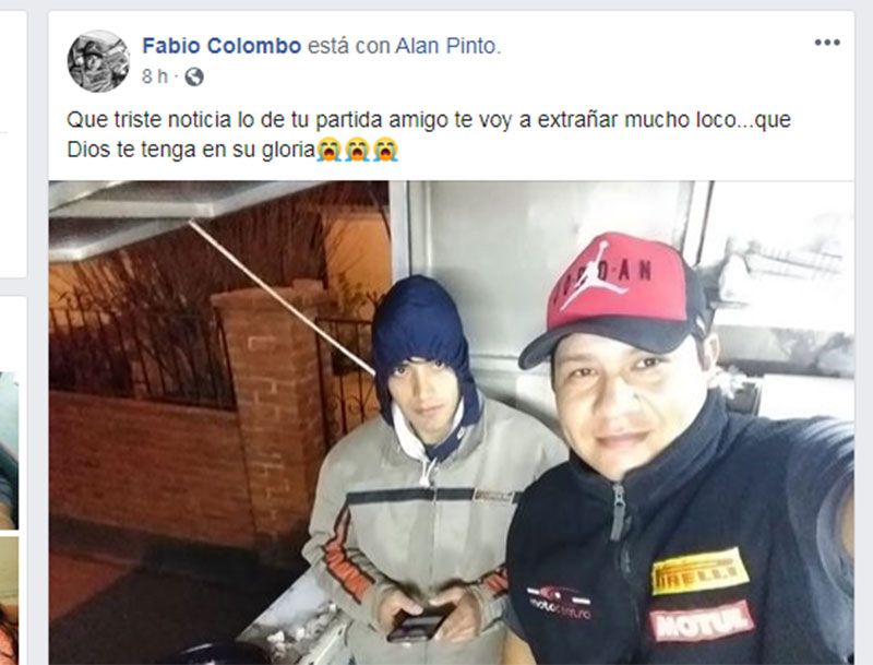 Consternación por la muerte del joven en un accidente en el Bº ...