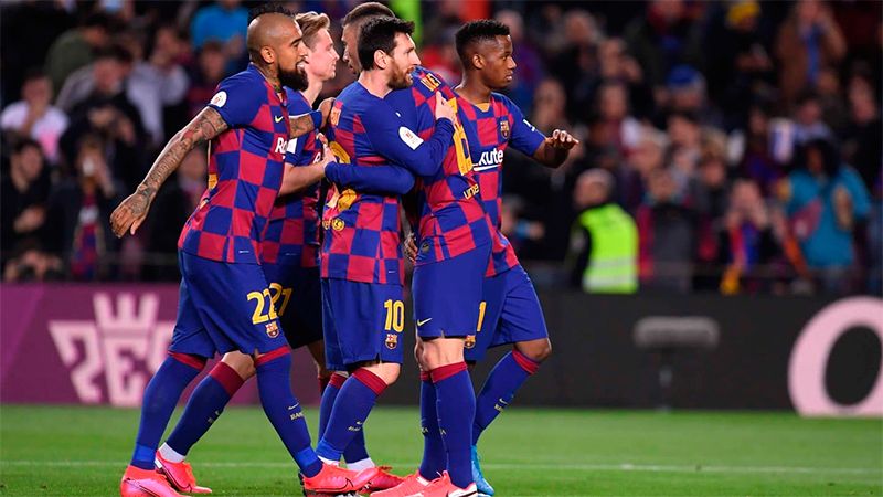 Doblete de Messi en la goleada de Barcelona por la Copa del Rey ...