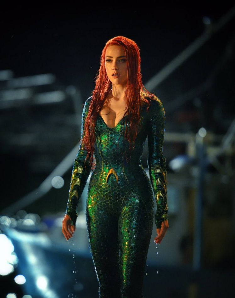 Amber Heard como Mera en el universo de Aquaman