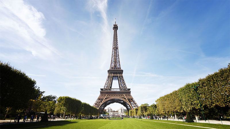 La torre Eiffel, símbolo de París y de Francia