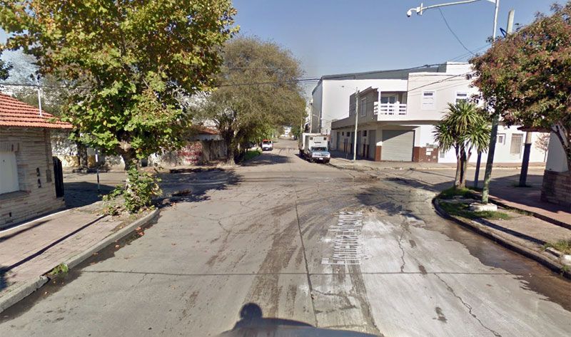 Magallanes y Figueroa Alcorta, Mar del Plata (captura Street View) 