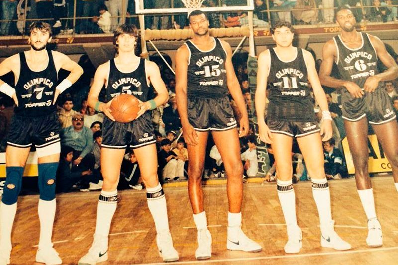 Ricardo Rattone, Martín Ipucha, Phillip Lockett, Gustavo Gómez y Joel Thompson. 