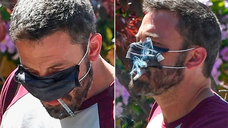 Las fotos del vicio que Ben Affleck no puede evitar en medio de la pandemia...