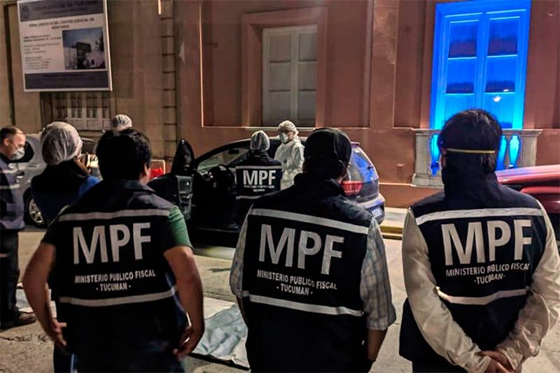 Allanamiento en la comisaría.  