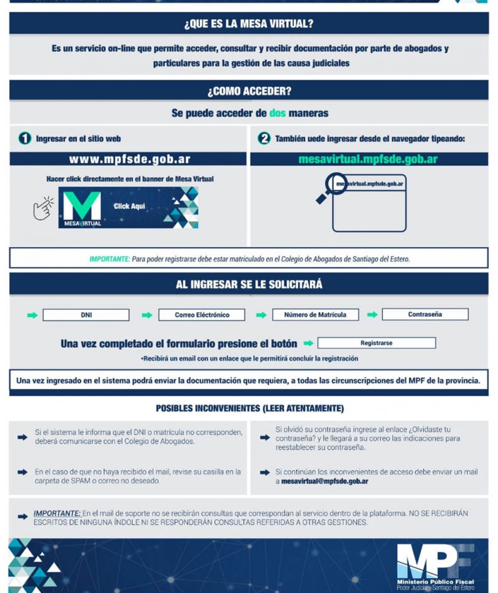 El MPF creó una mesa virtual para la gestión de causas judiciales ...