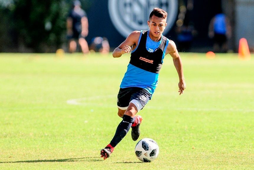 Cristian Nahuel Barrios podría llegar al Ferro desde San Lorenzo. 