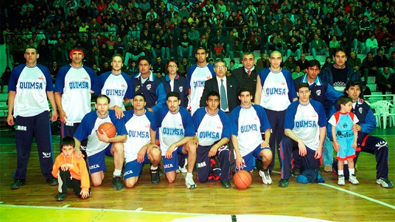 El plantel campeón de Quimsa. Foto: Diario El Liberal 