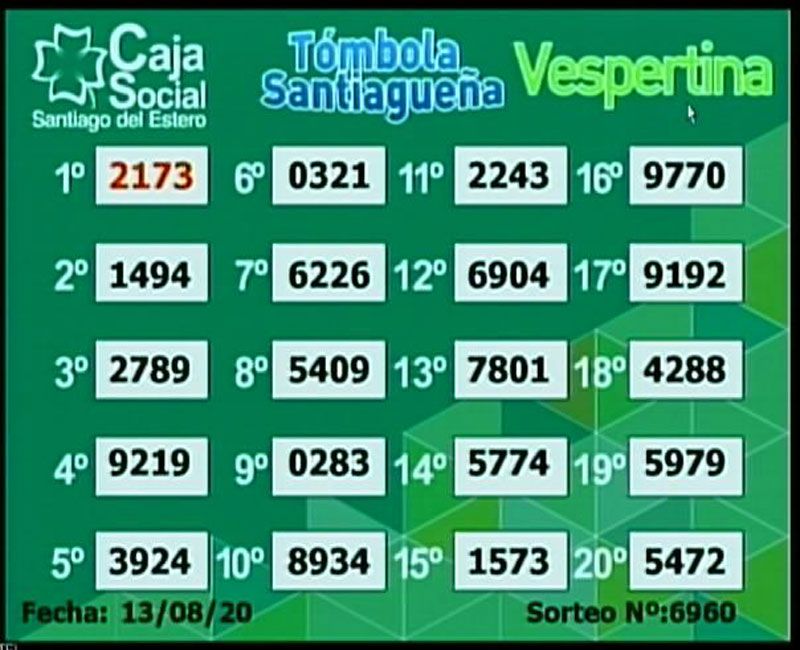 vespertina 13 de agosto 