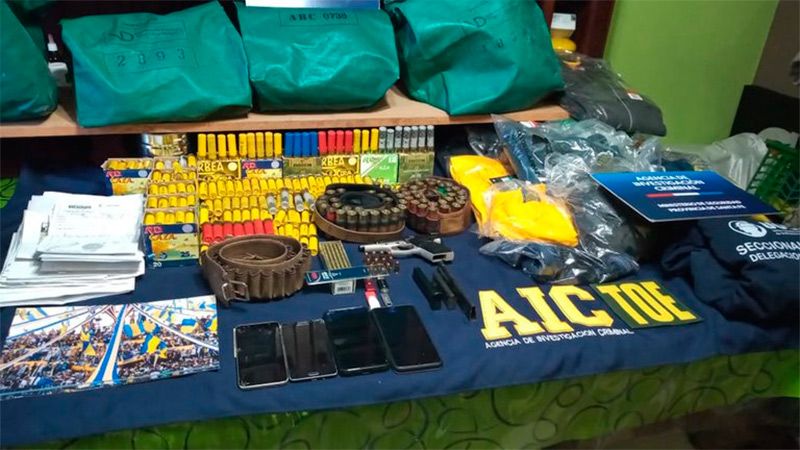 Arsenal incautado Santa Fe 