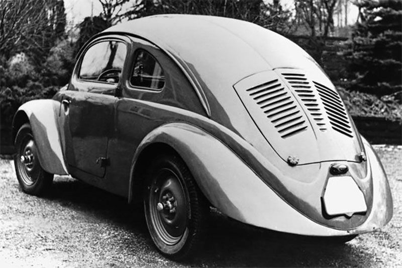 El T97, el molde tomado en Alemania para la concepción del Escarabajo. 