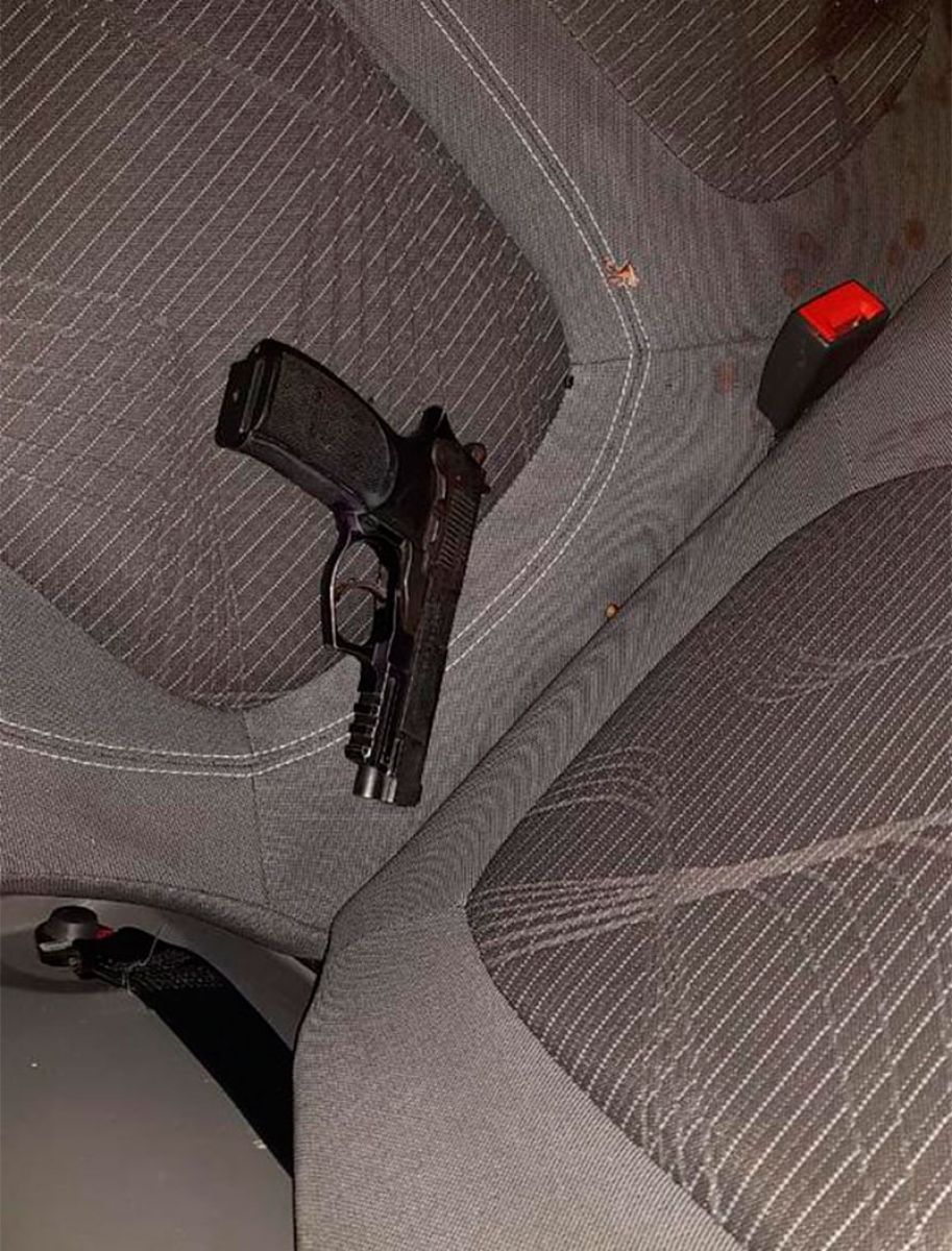 Una de las armas usadas 