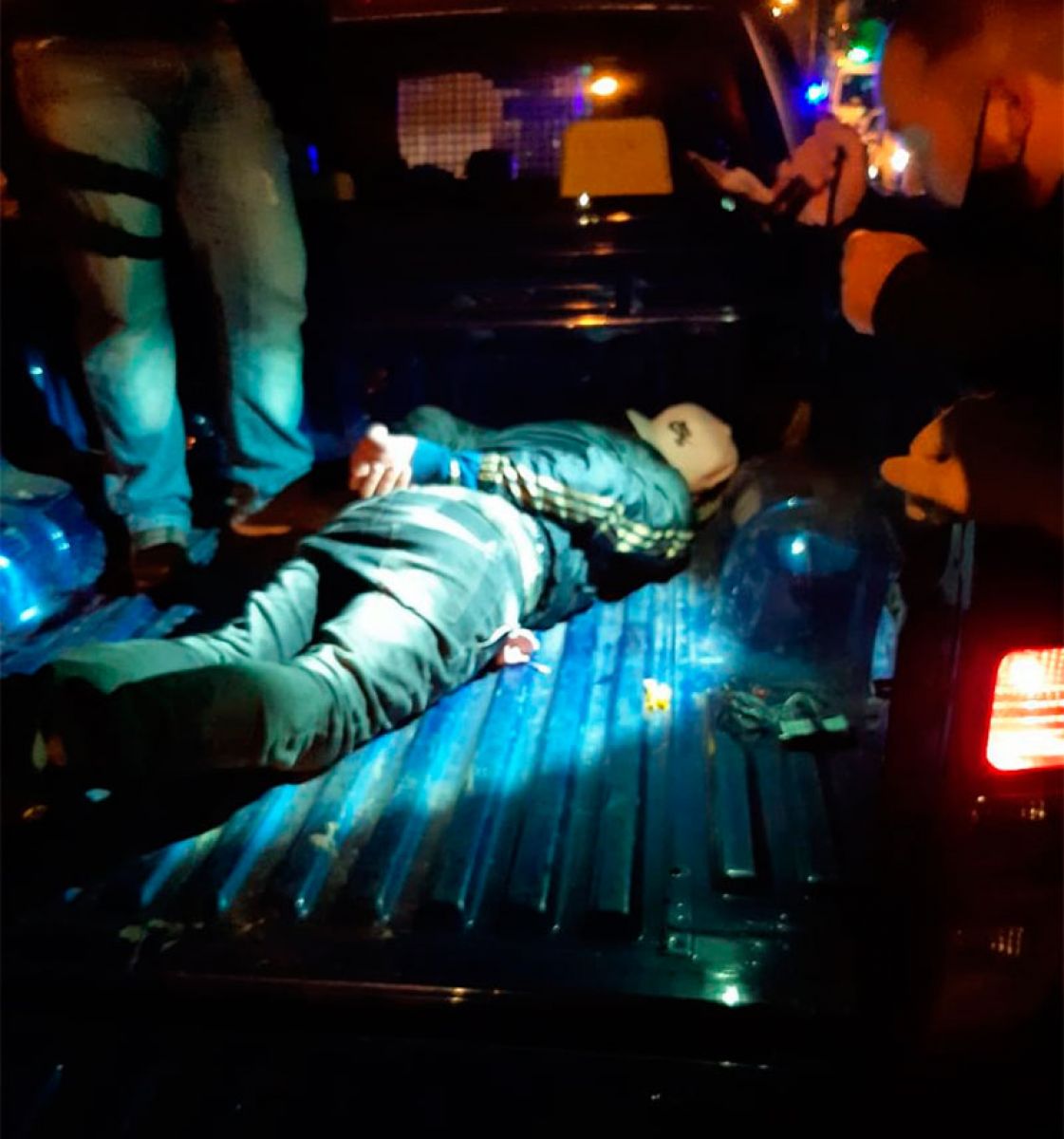 Uno de los delincuentes 